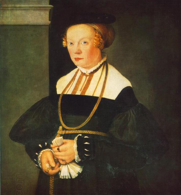 AMBERGER, Christoph Portrait of Felicitas Seiler